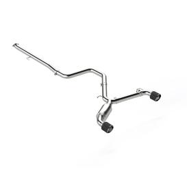 MBRP 3" Stainless Steel Cat-Back Exhaust System w/ Carbon Fiber Tip (Dual Rear Exit)