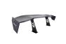 NRG Innovations Black Carbon Fiber Wing with Arrows Cut-Out Stands and NRG Logo on End Plates - NRG Innovations CARB-A691NRG