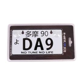 NRG Innovations JDM Style Mini License Plate with DA9 Logo