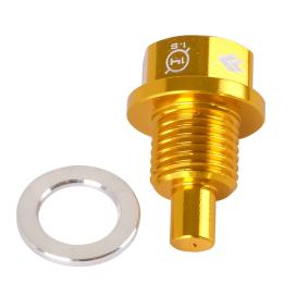 NRG Innovations Gold Magnetic Oil Drain Plug