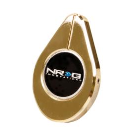 NRG Innovations Chrome Gold Aluminum Radiator Cap with NRG Logo