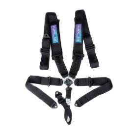 NRG Innovations SFI Approved Black 5-Point Cam-Lock Padded Racing Seat Belt Harness
