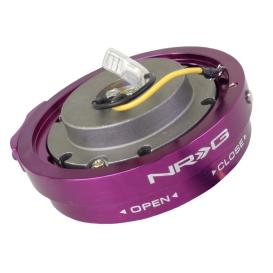 NRG Innovations Thin Quick Release Hub Purple Steering Wheel Hub