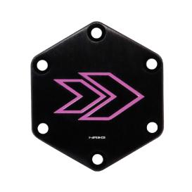NRG Innovations Black Horn Delete With Purple NRG Arrow Logo