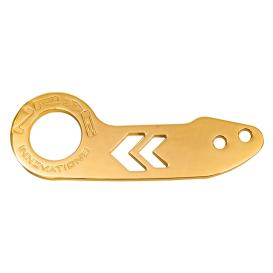 NRG Innovations Arrow Style Anodized Gold Rear Tow Hook