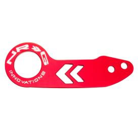 NRG Innovations Arrow Style Anodized Red Rear Tow Hook