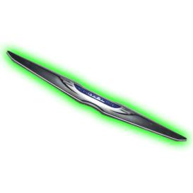 Oracle Lighting Green Illuminated LED Sleek Rear "Wing" Emblem