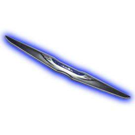 Oracle Lighting Blue Dual Intensity Illuminated LED Sleek Rear "Wing" Emblem