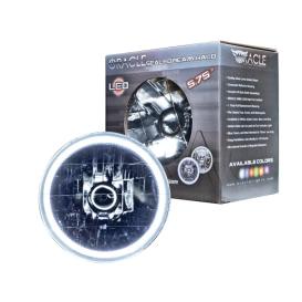 Oracle Lighting 5.75" Round Chrome Sealed Beam Headlights (H5006) with LED White Halos Pre-Installed