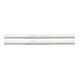 Chrome Cargo Door Sill Protector with Bow Tie Etching