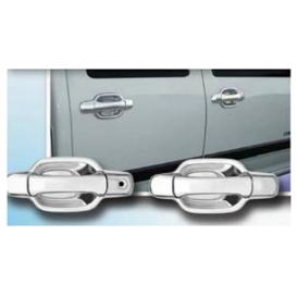 QAA 8-Pc Chrome Plated ABS Plastic Door Handle Cover Kit