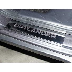 QAA 4-Pc Stainless Steel Door Sill Trim Includes "Outlander" Logo Cut-Out