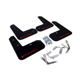 Rally Armor Black Urethane Mud Flaps With Red () Logo