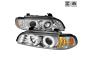 Spec-D Tuning Chrome Halo LED Projector Headlights - Spec-D Tuning 2LHP-E3997-8V2-TM