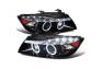 Spec-D Tuning Smoke R8 Style Projector Headlights - Spec-D Tuning 2LHP-E9005G-8-TM