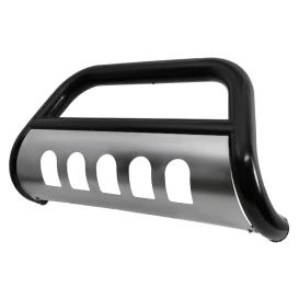 Spec-D Tuning 3" S2 Series Black Bull Bar With Skid Plate