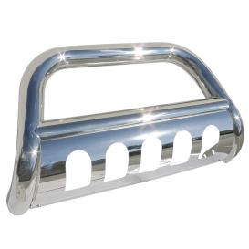 Spec-D Tuning 3" S2 Series Chrome Bull Bar With Skid Plate