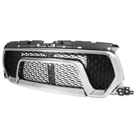 Glossy Black Rebel Style Grille with Chrome Trim