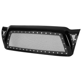 Spec-D Tuning Glossy Black Mesh Grille