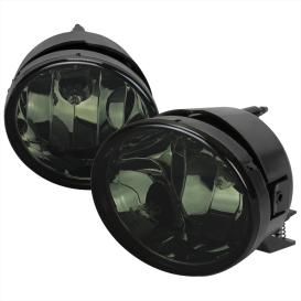 Driver and Passenger Side Factory Style Fog Lights (Chrome Housing, Smoke Lens)
