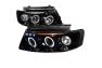 Spec-D Tuning Glossy Black with Smoke Lens Projector Headlights - Spec-D Tuning LHP-PAS97G-TM