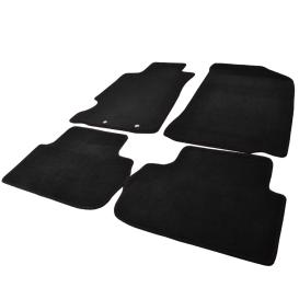 Spec-D Tuning Black Floor Mats with Red Stitching