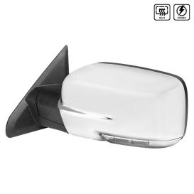 Spec-D Tuning Driver Side Chrome Power Side View Mirror with Clear Lens LED Turn Signal