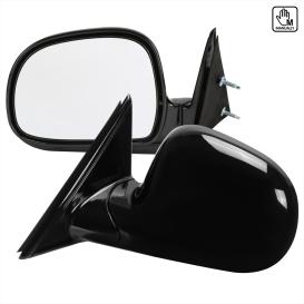 Spec-D Tuning Glossy Black Manual Adjustment Side Mirrors