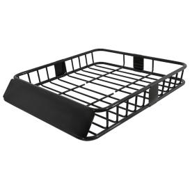 Spec-D Tuning Black Roof Rack Cargo Carrier w/ Extendable Luggage Hold Basket