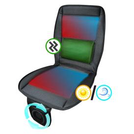 Spec-D Tuning 3-In-1 Remote Controlled Seat Cover Warmer, Cooler and Massager