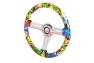 Spec-D Tuning 350mm 3-Spoke Wooden Deep Dish Steering Wheel - Spec-D Tuning SW-941-TY