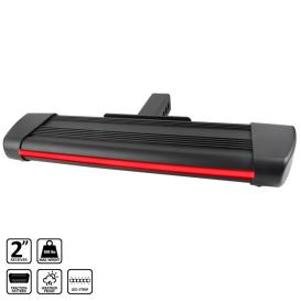 24" Hitch Running Board with Red LED Light