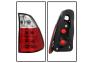 Spyder Red Clear Euro Tail Lights - Spyder 5000835