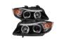 Spyder Black LED Halo Projector Headlights - Spyder 5009005