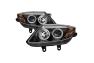 Spyder Black LED Halo Projector Headlights - Spyder 5029072