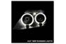 Spyder Black LED Halo Projector Headlights - Spyder 5029072