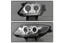 Spyder Black LED Halo Projector Headlights - Spyder 5029072