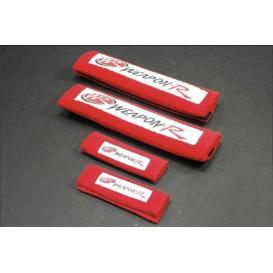 2" Red Racing Harness Pads