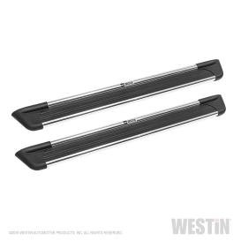 Westin 6" Sure-Grip Black Running Boards with Brushed Trim