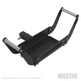 Westin Black Receiver Mount Quick Release Winch Tray