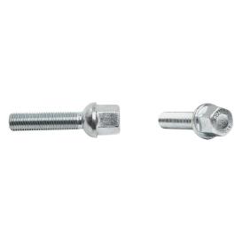 Tapered 38mm Thread Length Black Wheel Lug Bolt - Each