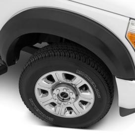 Lund Elite Series EX-ExtraWide Style Smooth Black Front Fender Flares