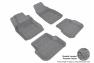 3D MAXpider 1st & 2nd Row Classic All-Weather Gray Floor Liners - 3D MAXpider L1AD00602201