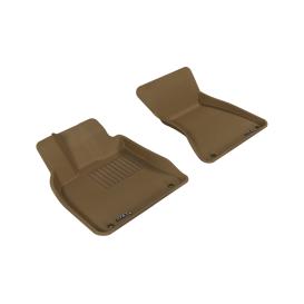 2009-2017 Audi Q5 3D MAXpider 1st Row Kagu Tan Floor Liners