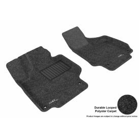 3D MAXpider 1st Row Classic All-Weather Black Floor Liners