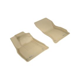 2018-2020 Audi Q5 3D MAXpider 1st Row Kagu Tan Floor Liners