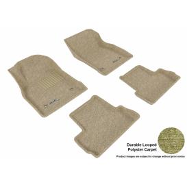 3D MAXpider 1st & 2nd Row Classic All-Weather Tan Floor Liners