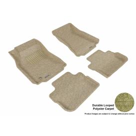 3D MAXpider 1st & 2nd Row Classic All-Weather Tan Floor Liners