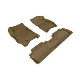 1st & 2nd Row Classic All-Weather Tan Floor Liners