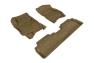 3D MAXpider 1st & 2nd Row Classic All-Weather Tan Floor Liners - 3D MAXpider L1FR02802202